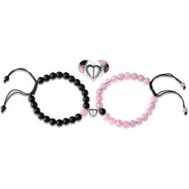 Couples Magnetic Bracelets His and Her Matching Bracelets for Couple Gifts Bracelets