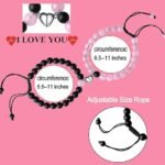 Couples Bracelets His and Her Matching Bracelets for Couple Gifts Bracelets