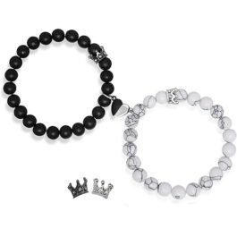 Couples Magnetic Bracelets – Matching His & Hers, Long Distance Gifts
