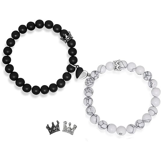Couples Magnetic Bracelets - Matching His & Hers, Long Distance Gifts
