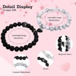 Couples Magnetic Bracelets - Matching His & Hers, Long Distance Gifts