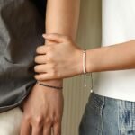 Pinky Promise Matching Bracelet for Couples Soulmate Man Distance Relationship Gifts for Women Men Him Her