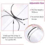 Pinky Promise Matching Bracelet for Couples Soulmate Man Distance Relationship Gifts for Women Men Him Her