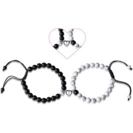 Couples Magnetic Bracelets His and Her Matching Bracelets for Couple Gifts Bracelets